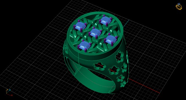 wicker ring 3D मॉडल .c4d .max .obj .3ds .fbx .stl .blend 