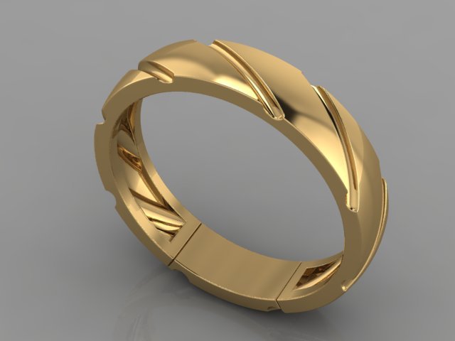 gold ring 3D Model .c4d .max .obj .3ds .fbx .stl .blend 