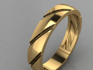 gold ring 3D Model