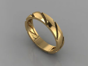 gold ring 3D Model