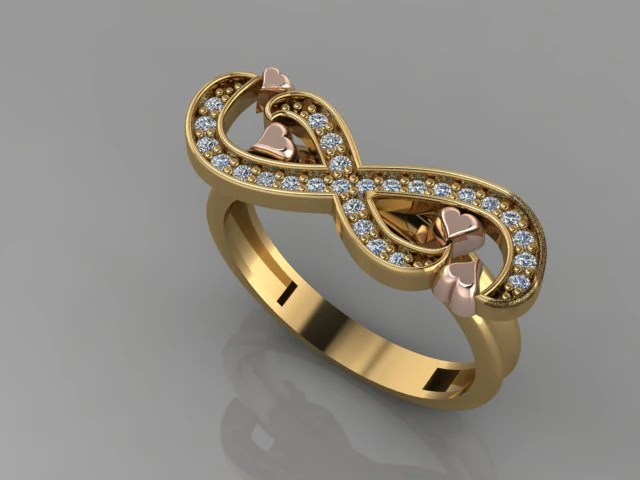 lovely ring 3D Model .c4d .max .obj .3ds .fbx .stl .blend
