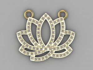 flower pendant 3D Model