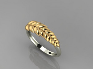 leaf ring 3D Model
