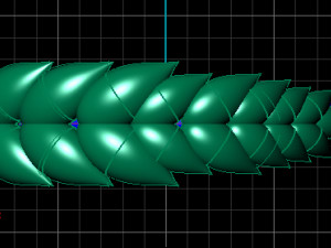 leaf ring Model 3D
