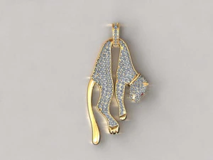 panther pendant 3D Model