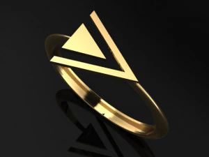 cincin emas Model 3D