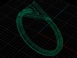 gold ring 3D Model