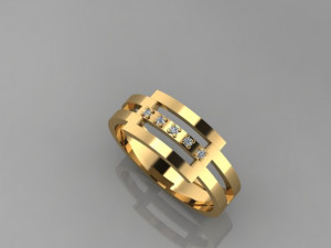 gold ring 3D-Modell