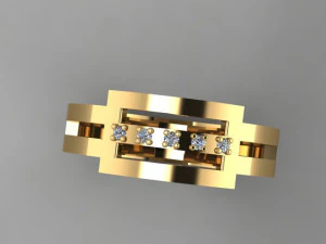 gold ring 3D Model