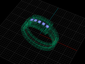 gold ring 3D 模型