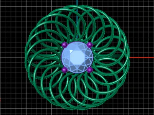 flower ring 3D Model