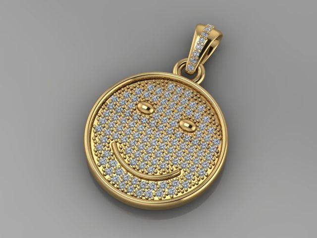 imoji pendant 3D Model .c4d .max .obj .3ds .fbx .stl .blend 