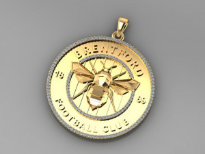 bee pendant 3Dモデル