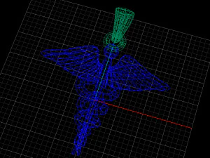 caduceus pendant 3D Model