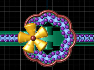 anello di fiori Modello 3D