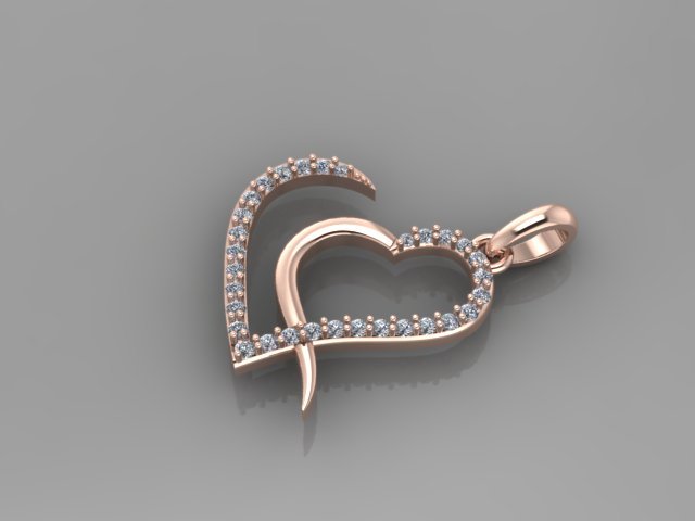 lovely pendant 3D Model .c4d .max .obj .3ds .fbx .stl .blend 
