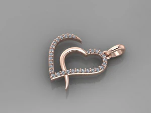 liontin yang indah Model 3D