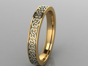 love round ring Modèle 3D