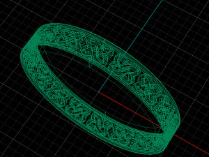 love round ring 3D Model