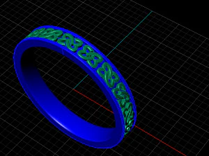 love round ring 3D Model