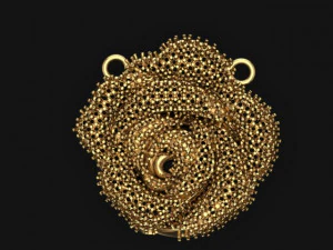 rose pendant 3D Model