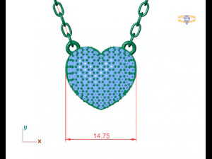 heart pendant 3D Model