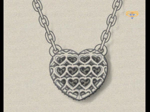 heart pendant 3D Model