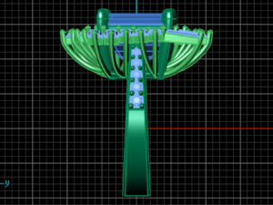 emerald ring 3D मॉडल