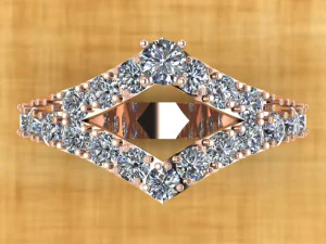 diamond ring 3D Model