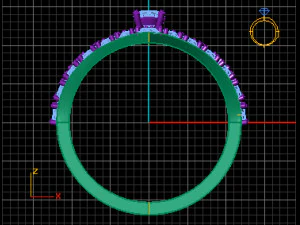 diamond ring 3D Model