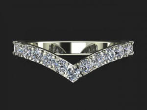 다이아몬드 반지 3D 모델