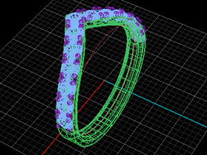 diamond ring 3D Model