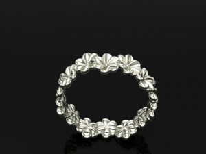 flowers ring Model 3D