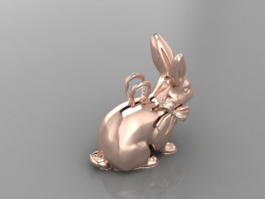 rabbit pendant 3D-Modell