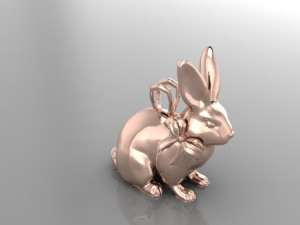 rabbit pendant 3D-Modell