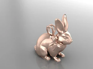 rabbit pendant 3D Model