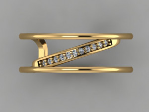 diamond ring 3D Модель