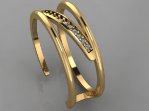 diamond ring 3D Модель