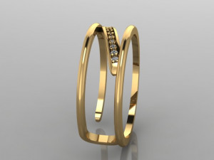 diamond ring 3D Модель