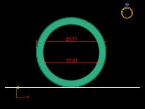 baguette ring 3D 模型