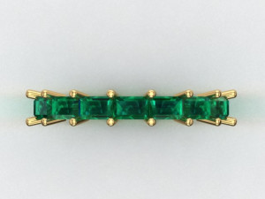 baguette ring2 3D Модель