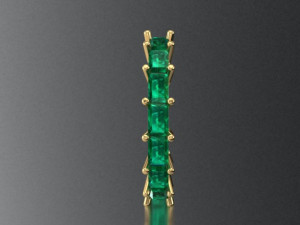 baguette ring2 3D 모델