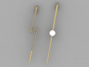 earring cross 3D मॉडल