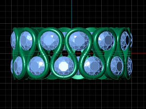 스크류 링 3D 모델