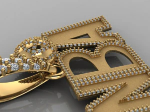 wisiorek NBA Model 3D