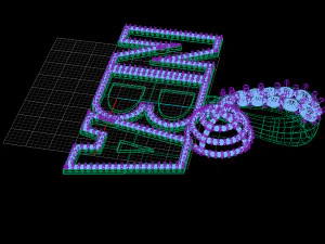 wisiorek NBA Model 3D