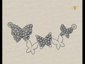 butterfly necklace 3D Modell