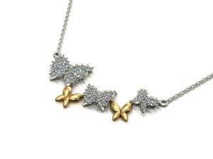 butterfly necklace 3D Modell
