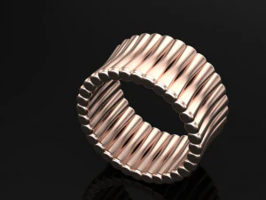 bone design ring 3D Model