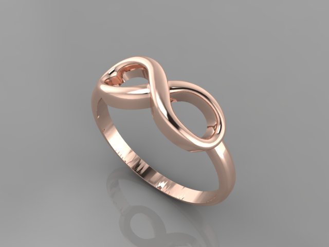 infinity ring 3D Model .c4d .max .obj .3ds .fbx .stl .blend 